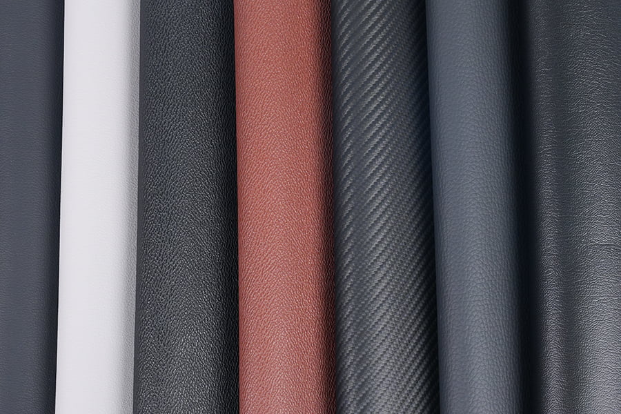 Износостойкая кожа для салона автомобиля из ПВХ